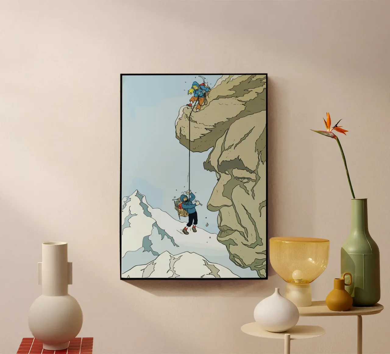 Arrampicatori di Tintin plexiglass da Kango Studios