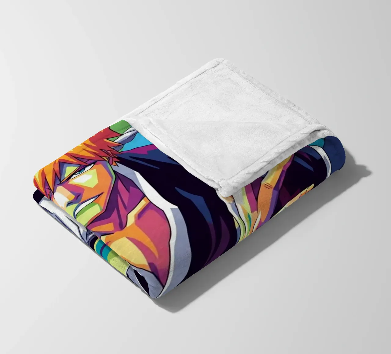 Ichigo Kurosaki - Bleach (9) coperta in pile da Hantamrata