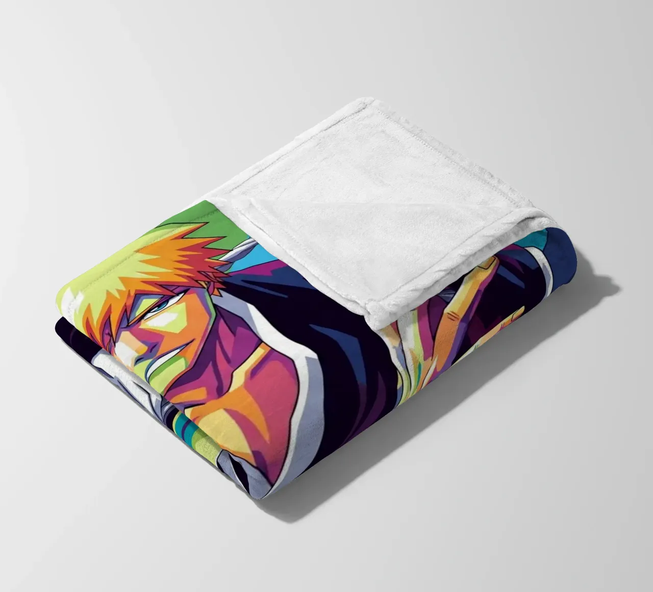 Ichigo Kurosaki - Bleach (9) coperta in pile da Hantamrata