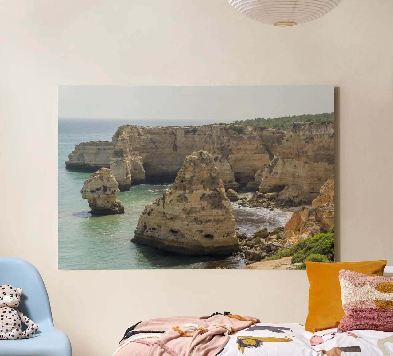 Coastal Silence canvas by StillVibe Home