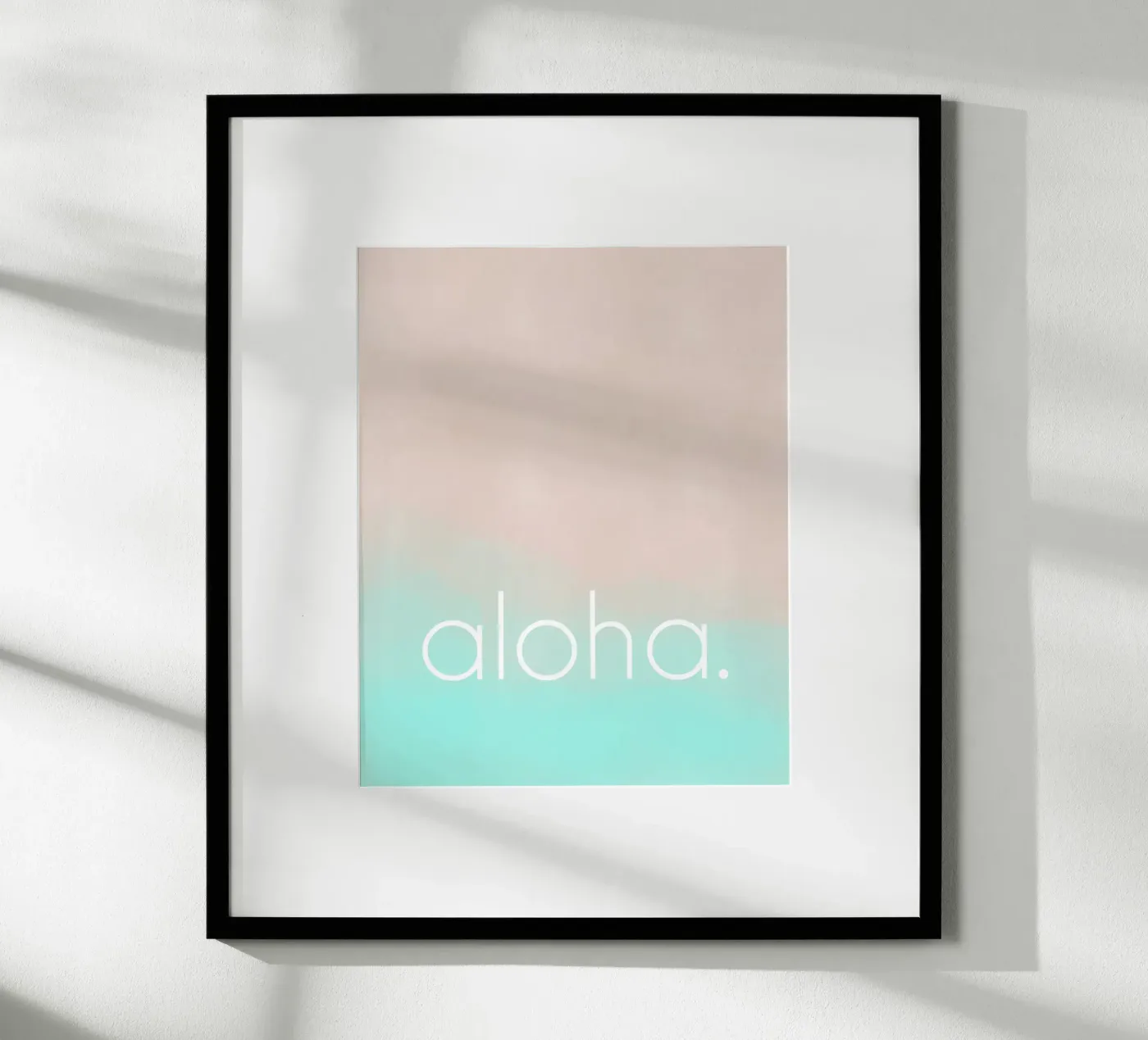 aloha ocean poster van datemyart