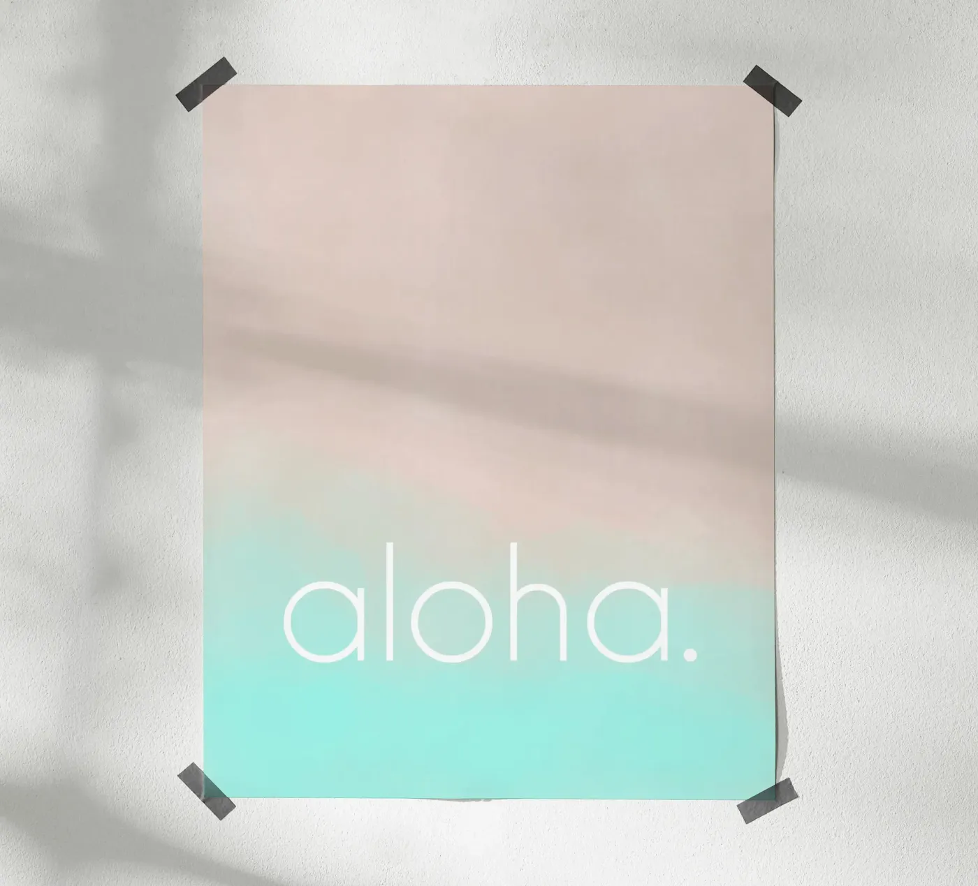 aloha ocean poster da datemyart