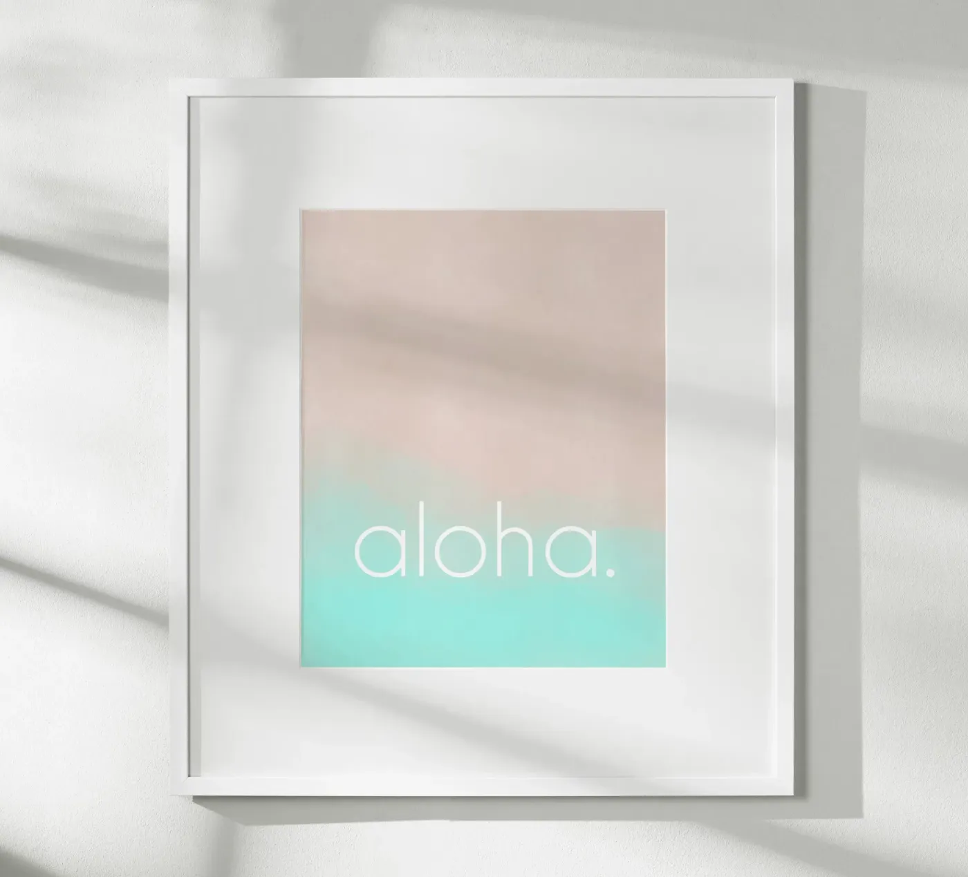 aloha ocean poster van datemyart