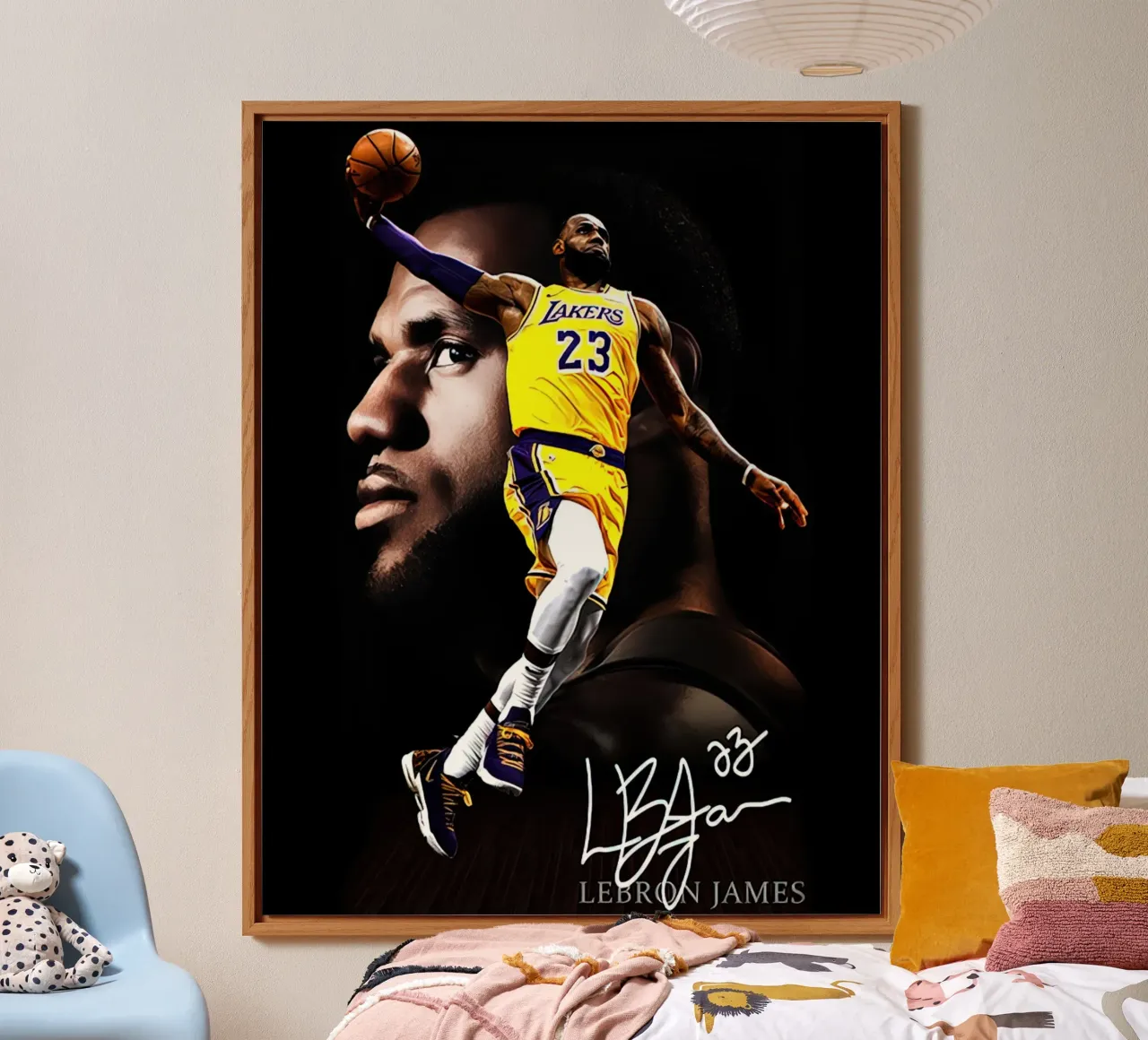 23 Lebron James alluminio dibond da willtahuyshop