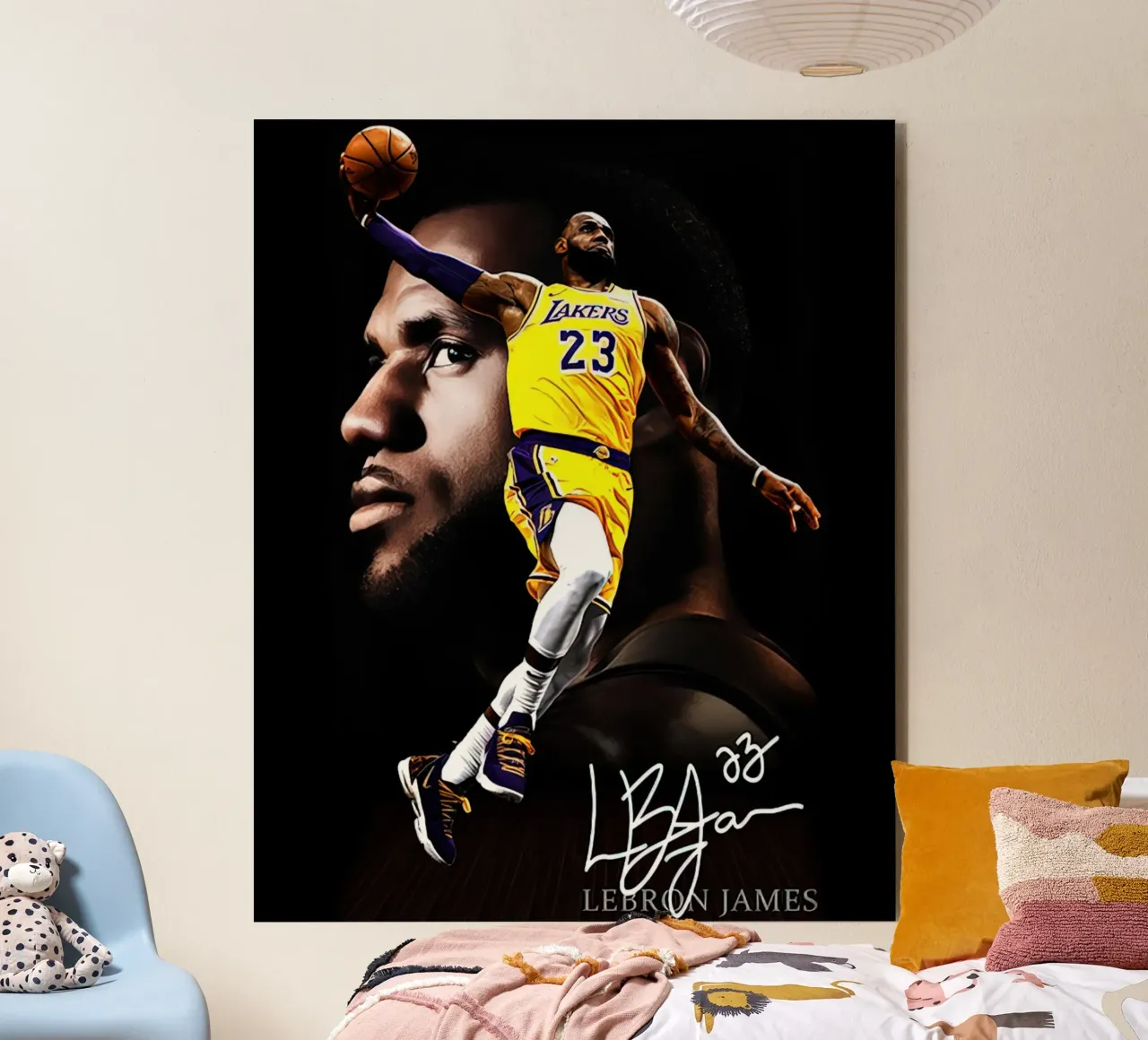 23 Lebron James alluminio dibond da willtahuyshop