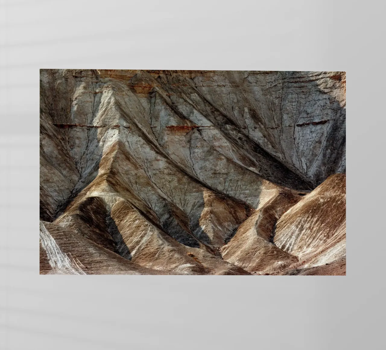 Mountains of the Judean Desert 3 backlit film by Tal Paz-Fridman