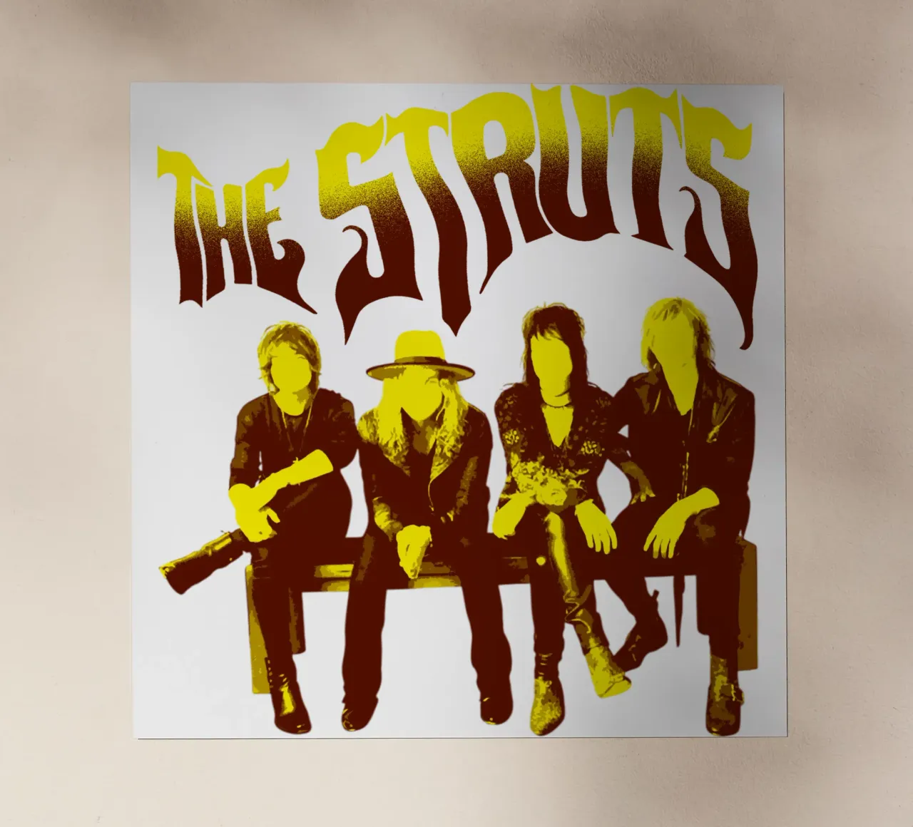 Maglietta classica The Struts Blurry Face pellicola backlit da slow.artwork