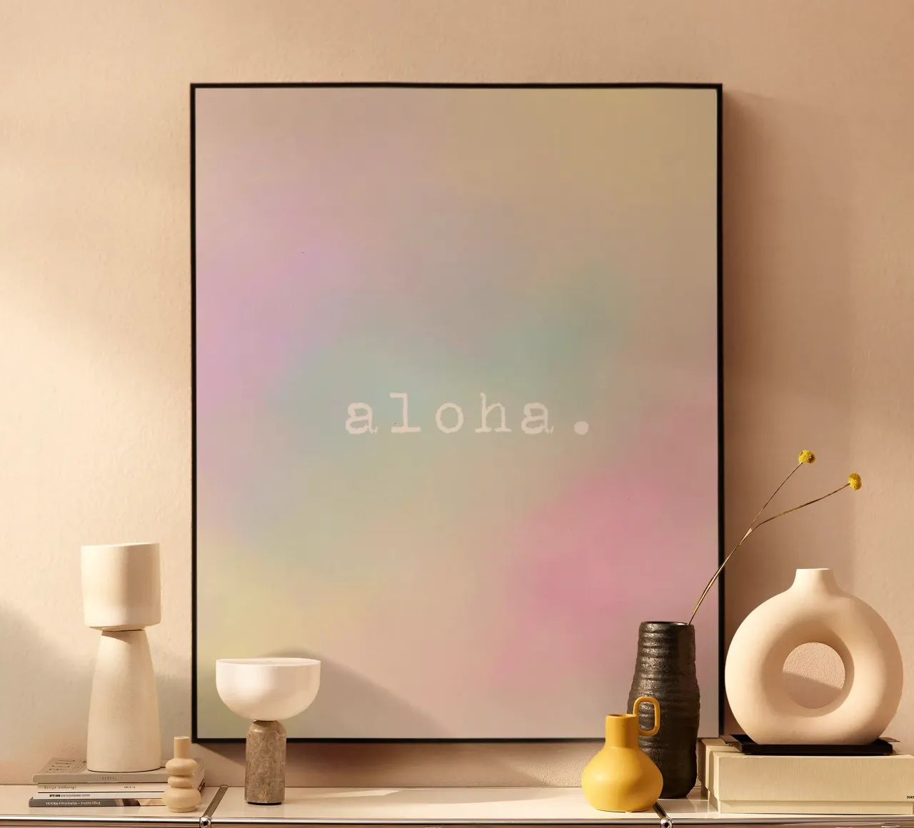 aloha rainbow plexiglass da datemyart