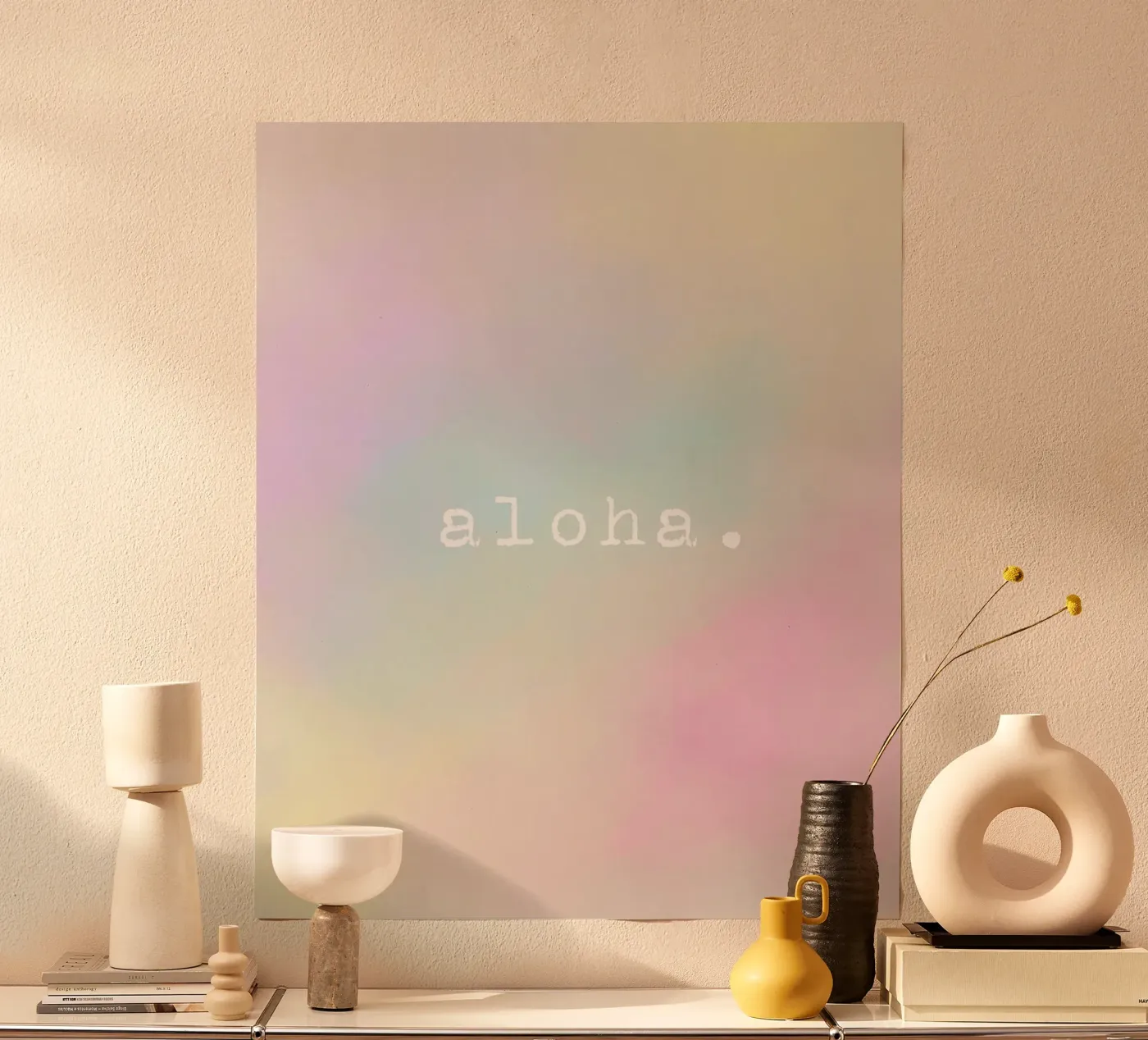 aloha rainbow poster da datemyart