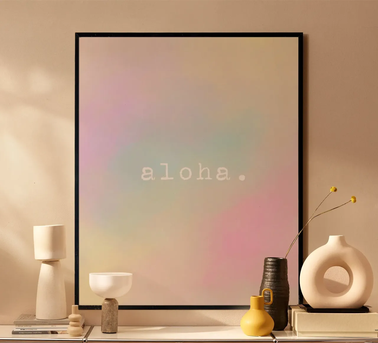 aloha rainbow poster da datemyart