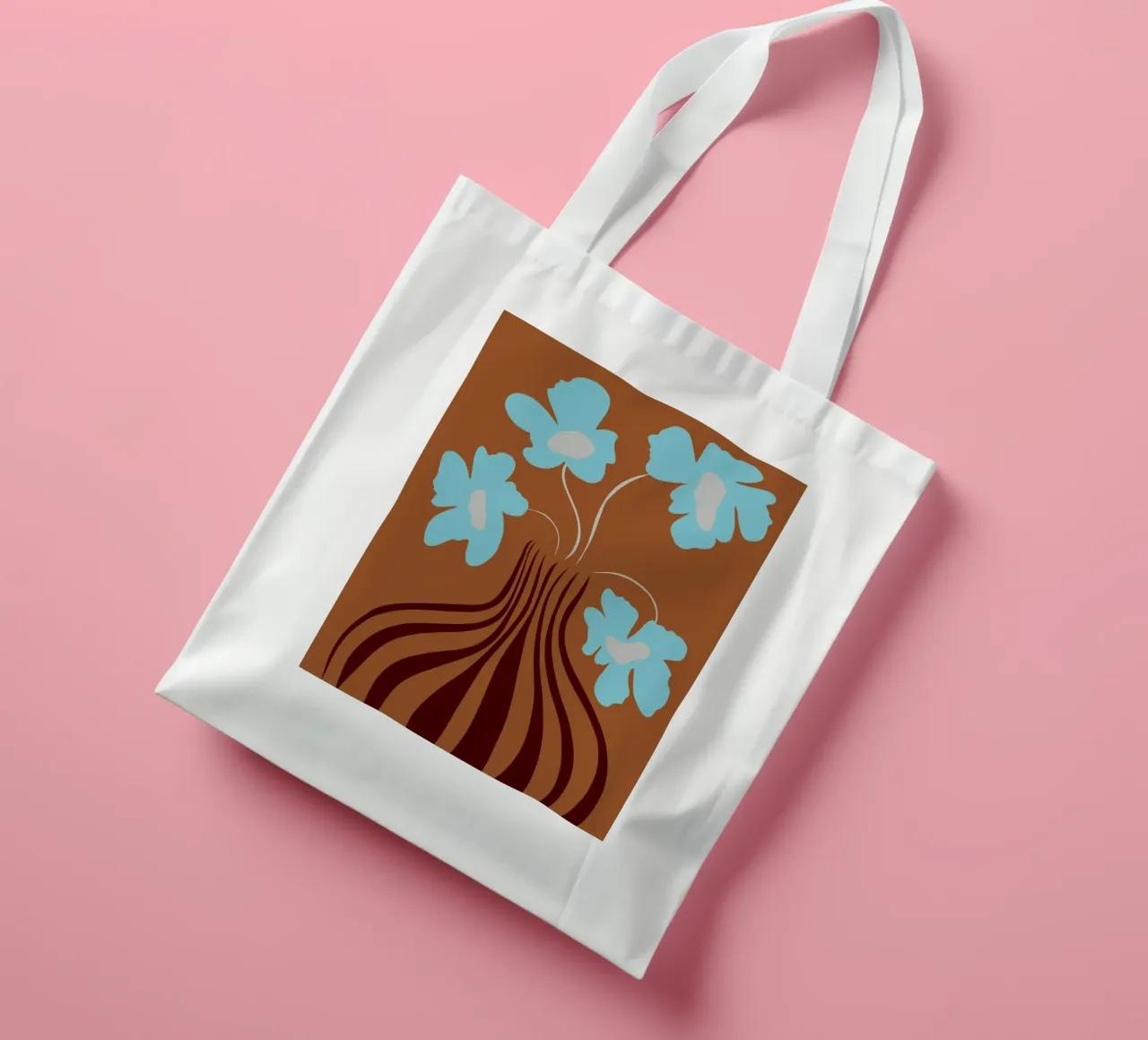 Vaso minimalista 2 borsa in juta da Miho Art Studio