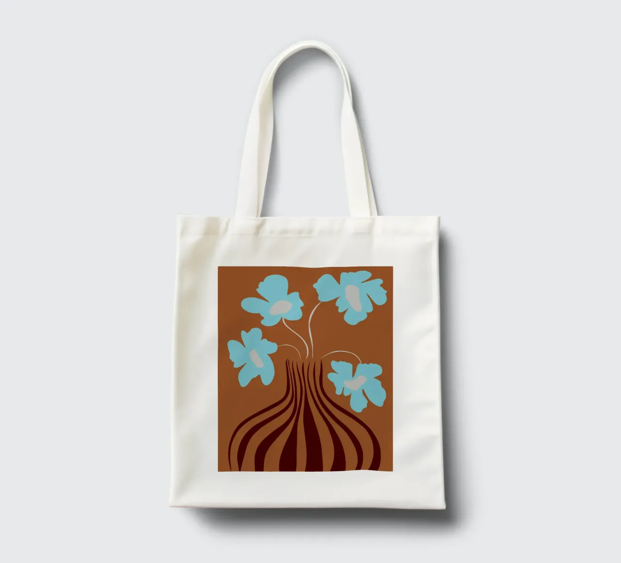 Vaso minimalista 2 borsa in juta da Miho Art Studio
