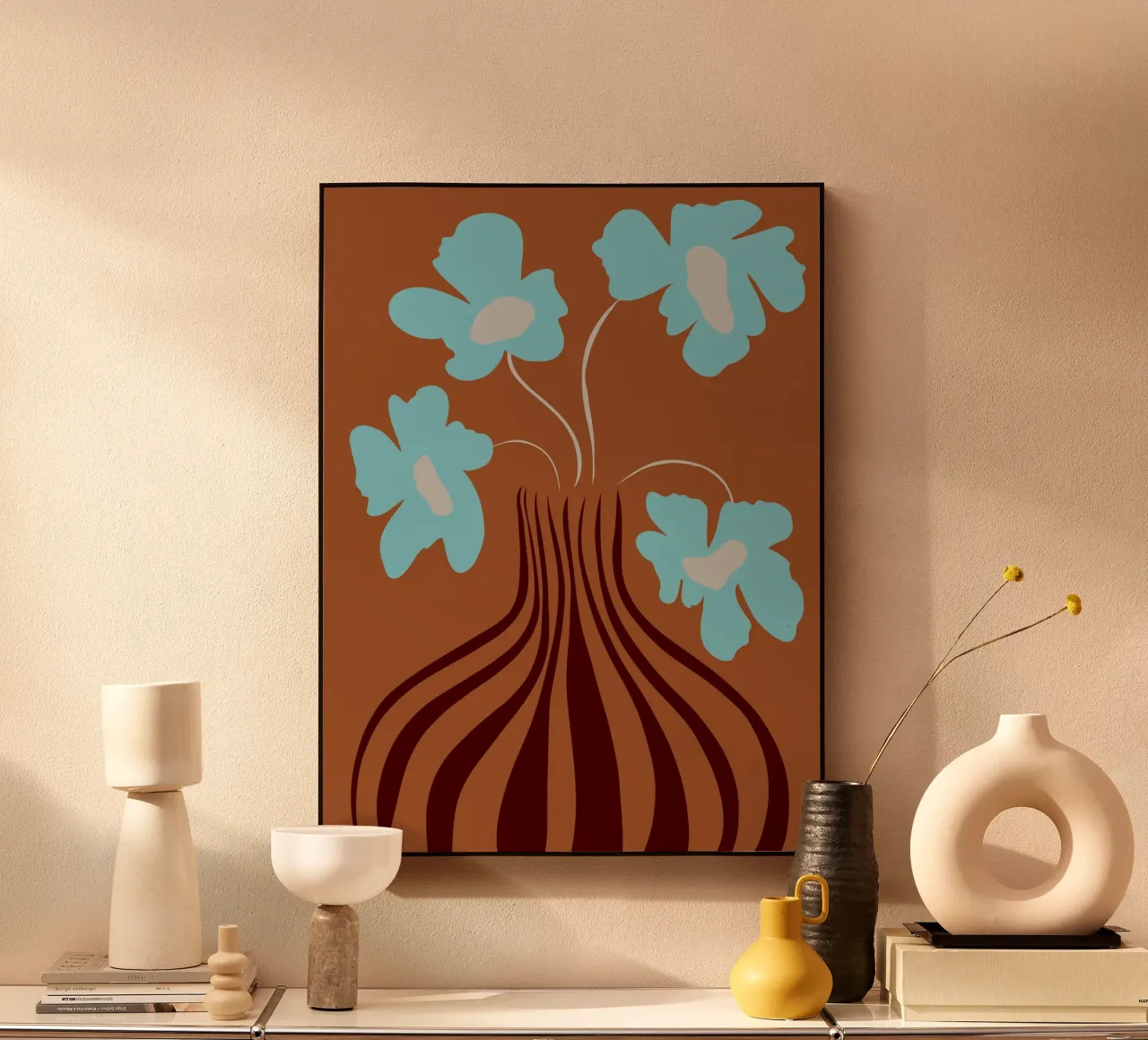 Vaso minimalista 2 alluminio dibond da Miho Art Studio