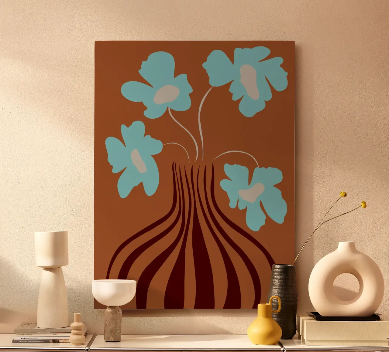 Vaso minimalista 2 alluminio dibond da Miho Art Studio