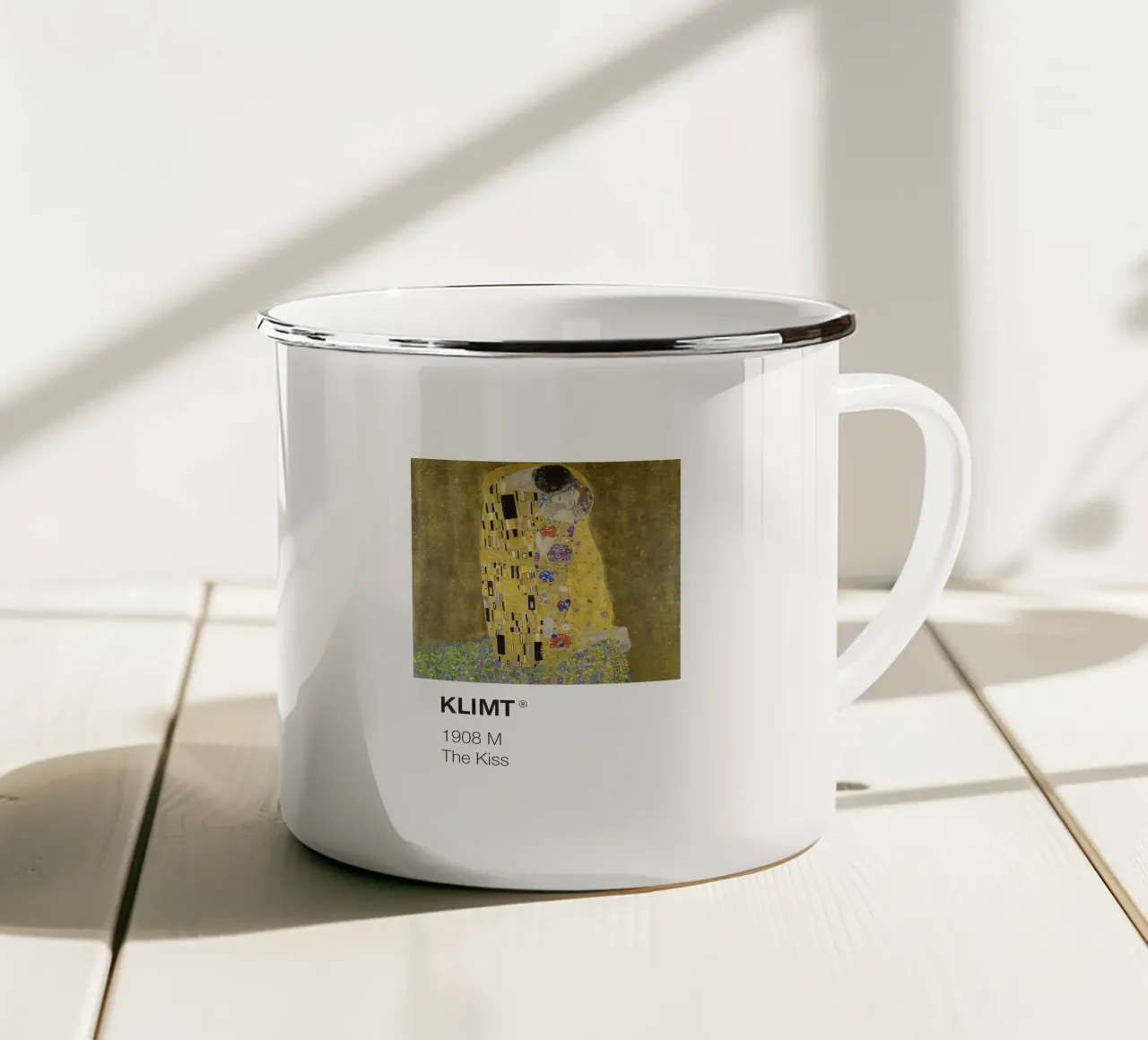 Klimt Pantone tazza in smalto da Vintagrafica