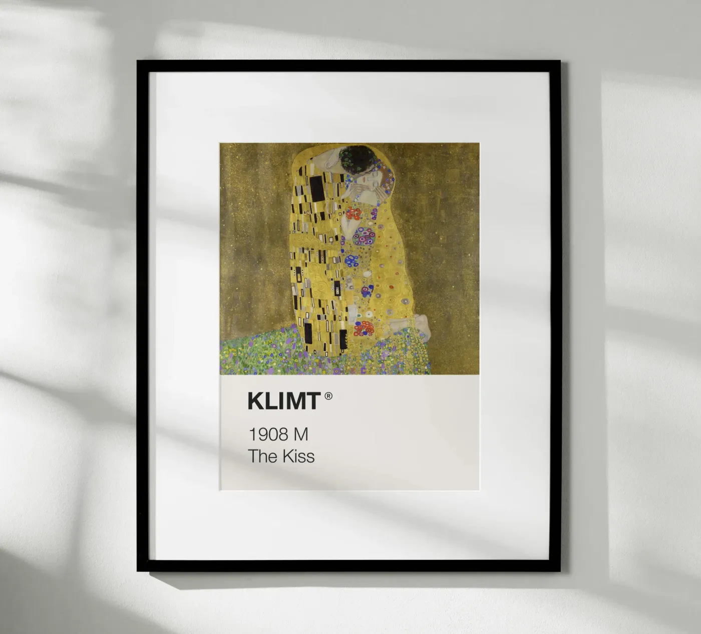 Klimt Pantone poster da Vintagrafica