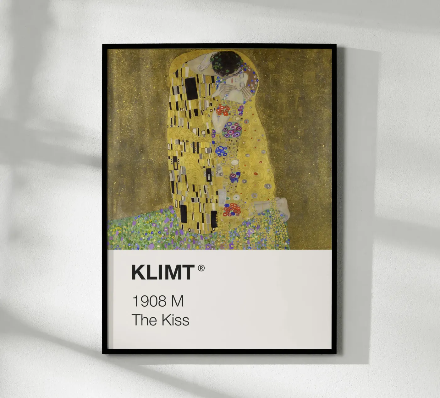 Klimt Pantone poster da Vintagrafica