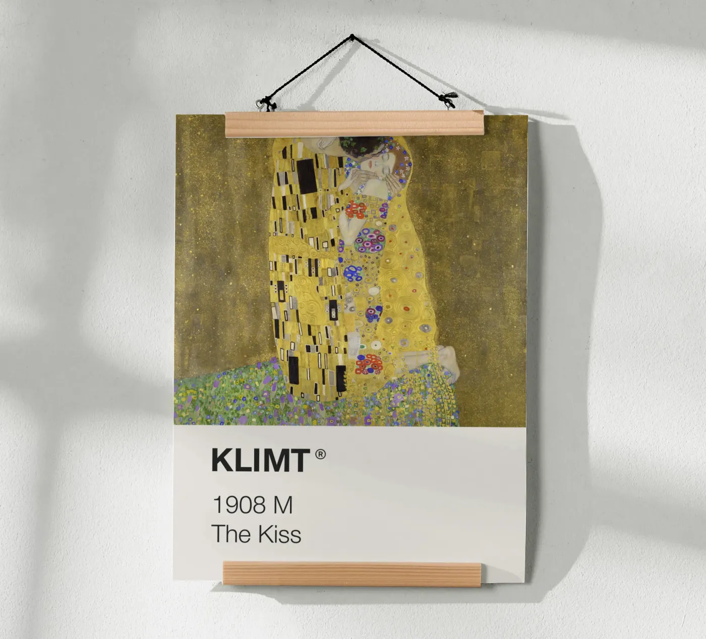 Klimt Pantone poster da Vintagrafica