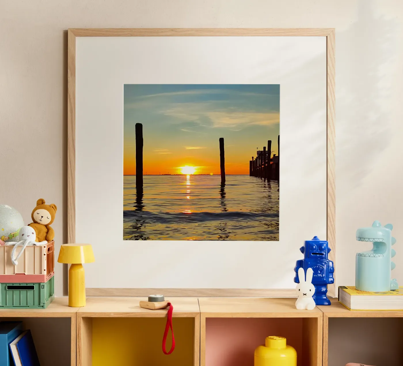 Harbour calm poster van NatUrsprung