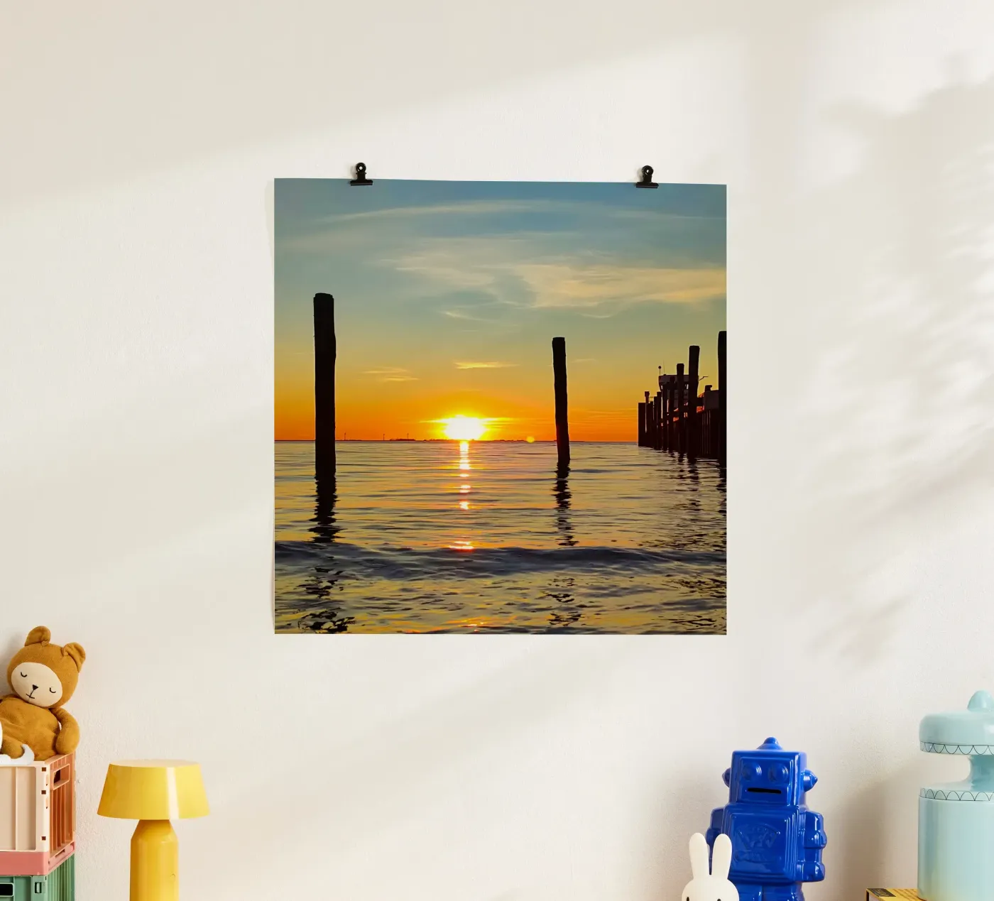 Harbour calm poster van NatUrsprung