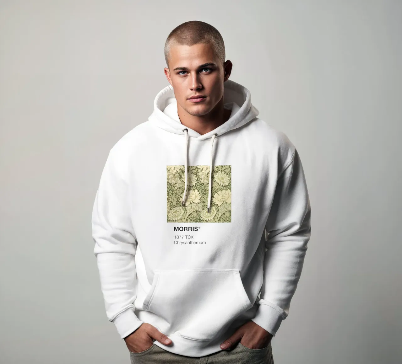 Morris Pantone felpa con cappuccio da Vintagrafica