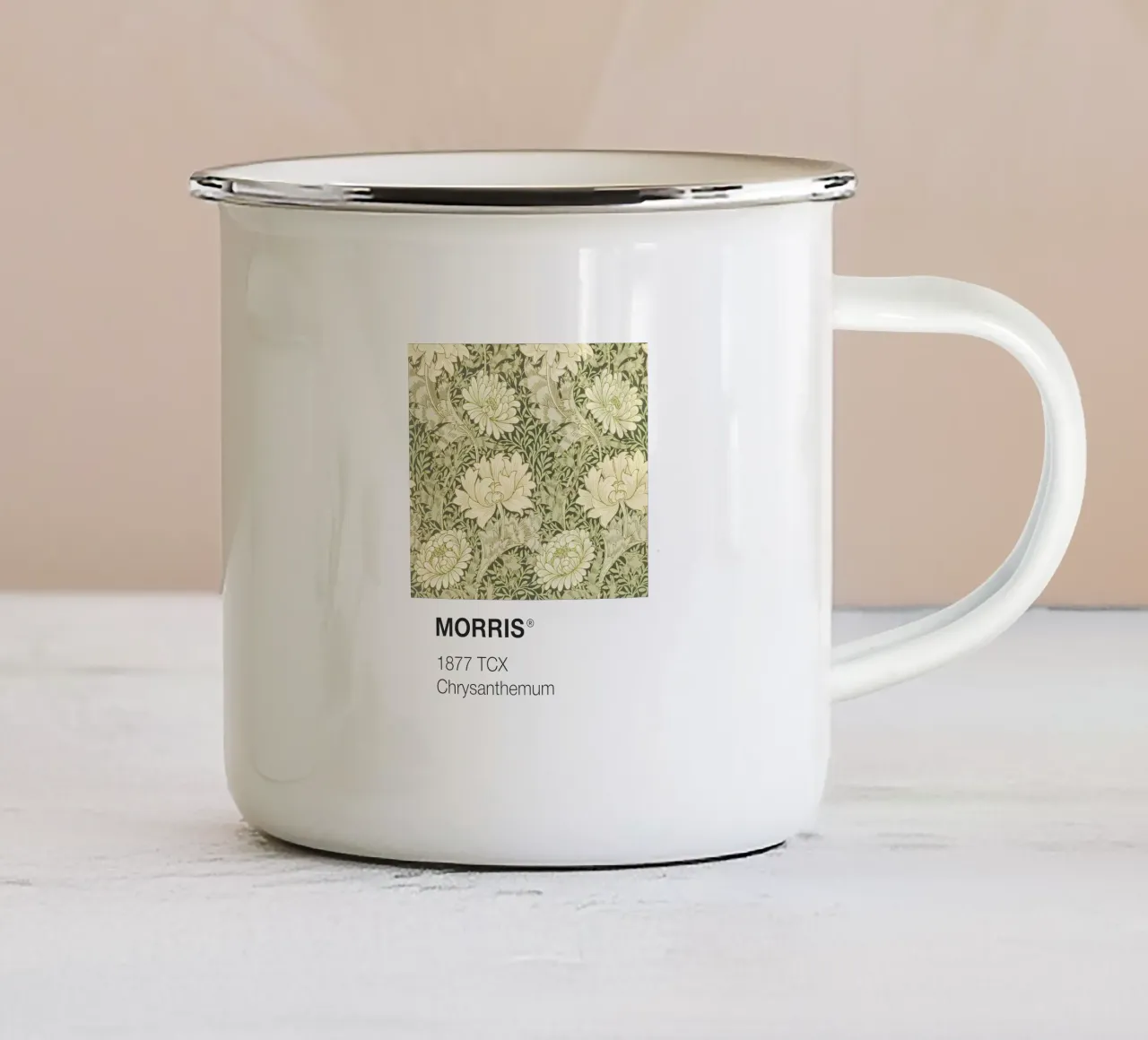 Morris Pantone tazza in smalto da Vintagrafica