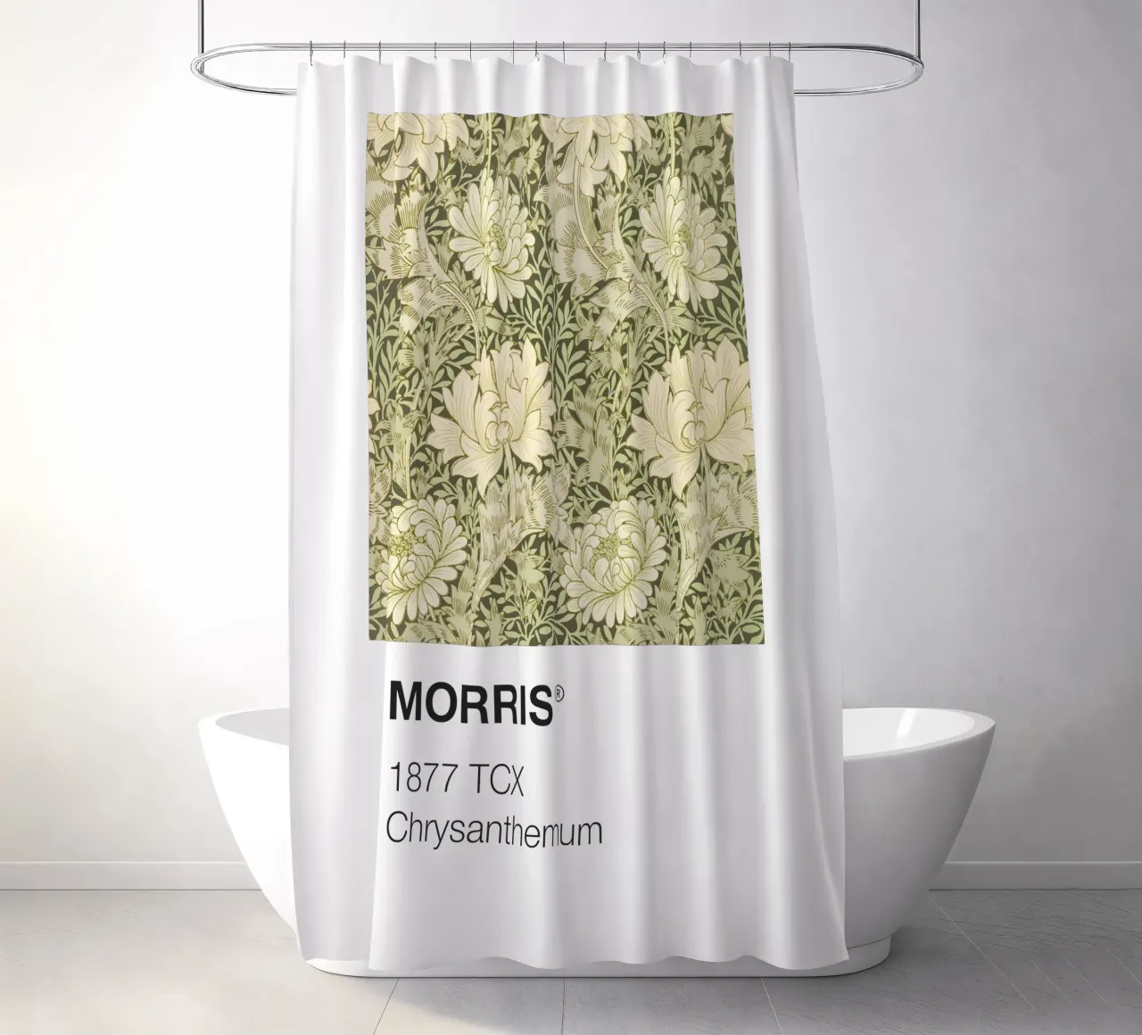 Morris Pantone tenda da doccia da Vintagrafica