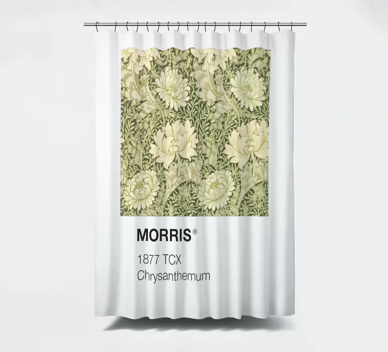 Morris Pantone tenda da doccia da Vintagrafica