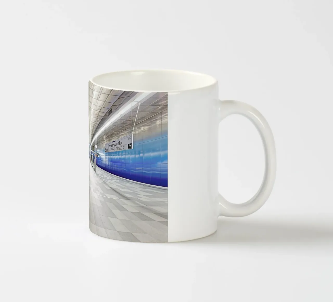 Ueberseequartier No 2 tazza in ceramica da Michael Belhadi