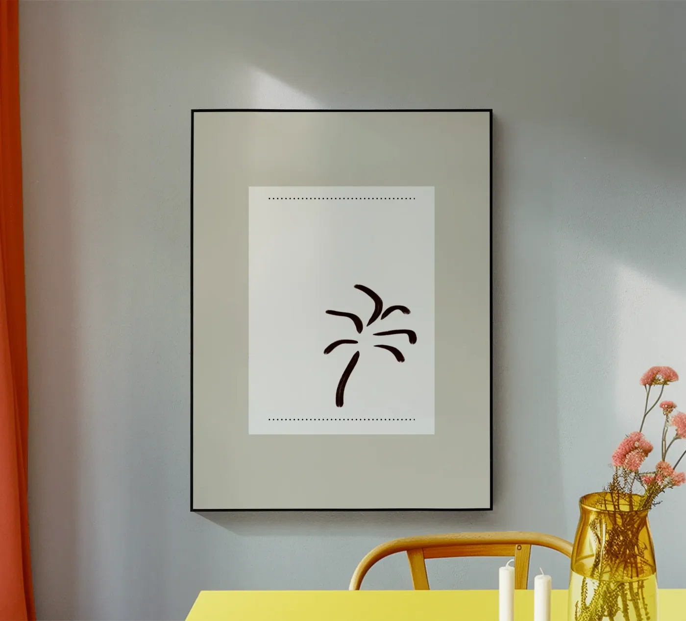 Palmtree acryl van Reiselust