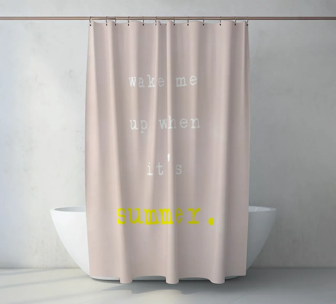 wake me up when it's summer tenda da doccia da datemyart