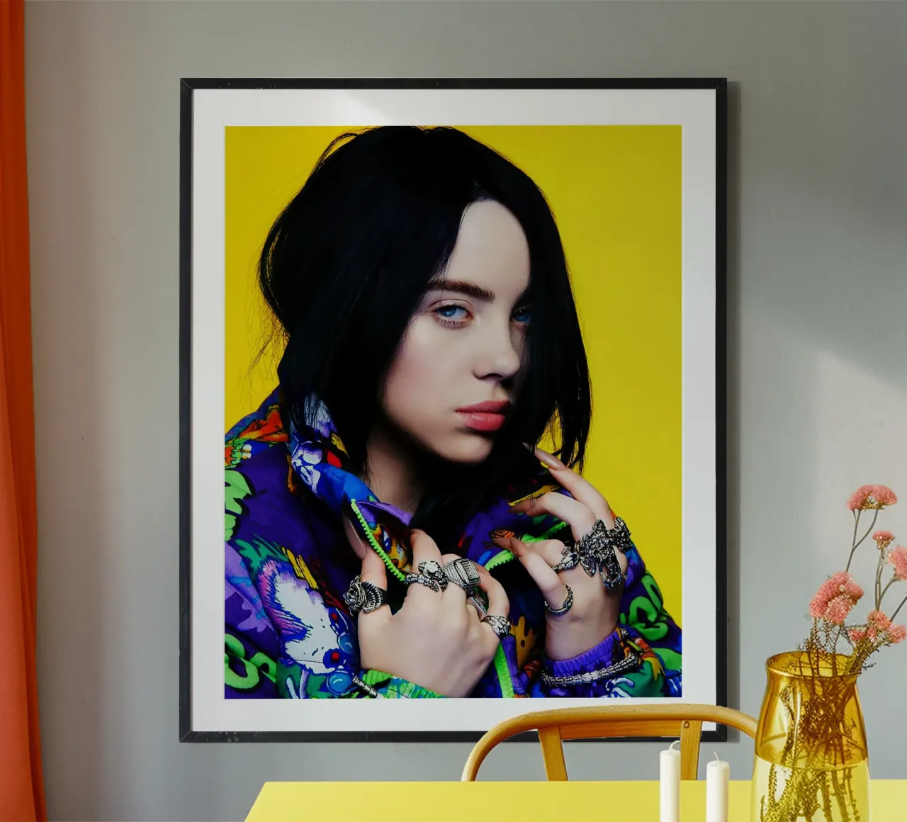 Billie Eilish poster van Musadad Shop