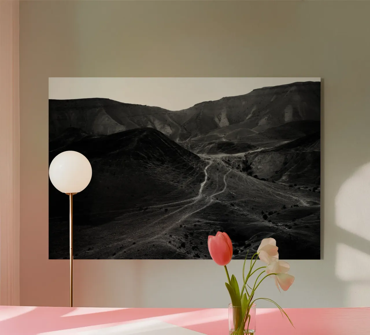 Montagne del deserto di Giudea 5 plexiglass da Tal Paz-Fridman