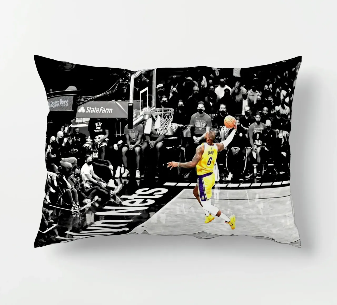 Lebron schiaccia cuscino da willtahuyshop