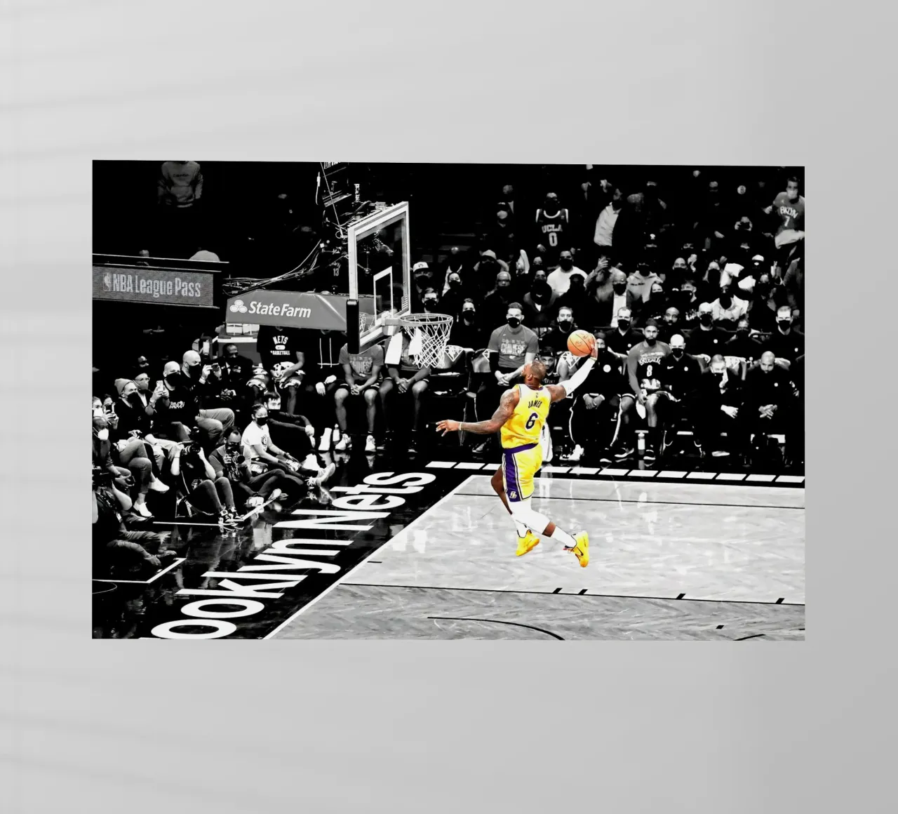 Lebron schiaccia pellicola backlit da willtahuyshop
