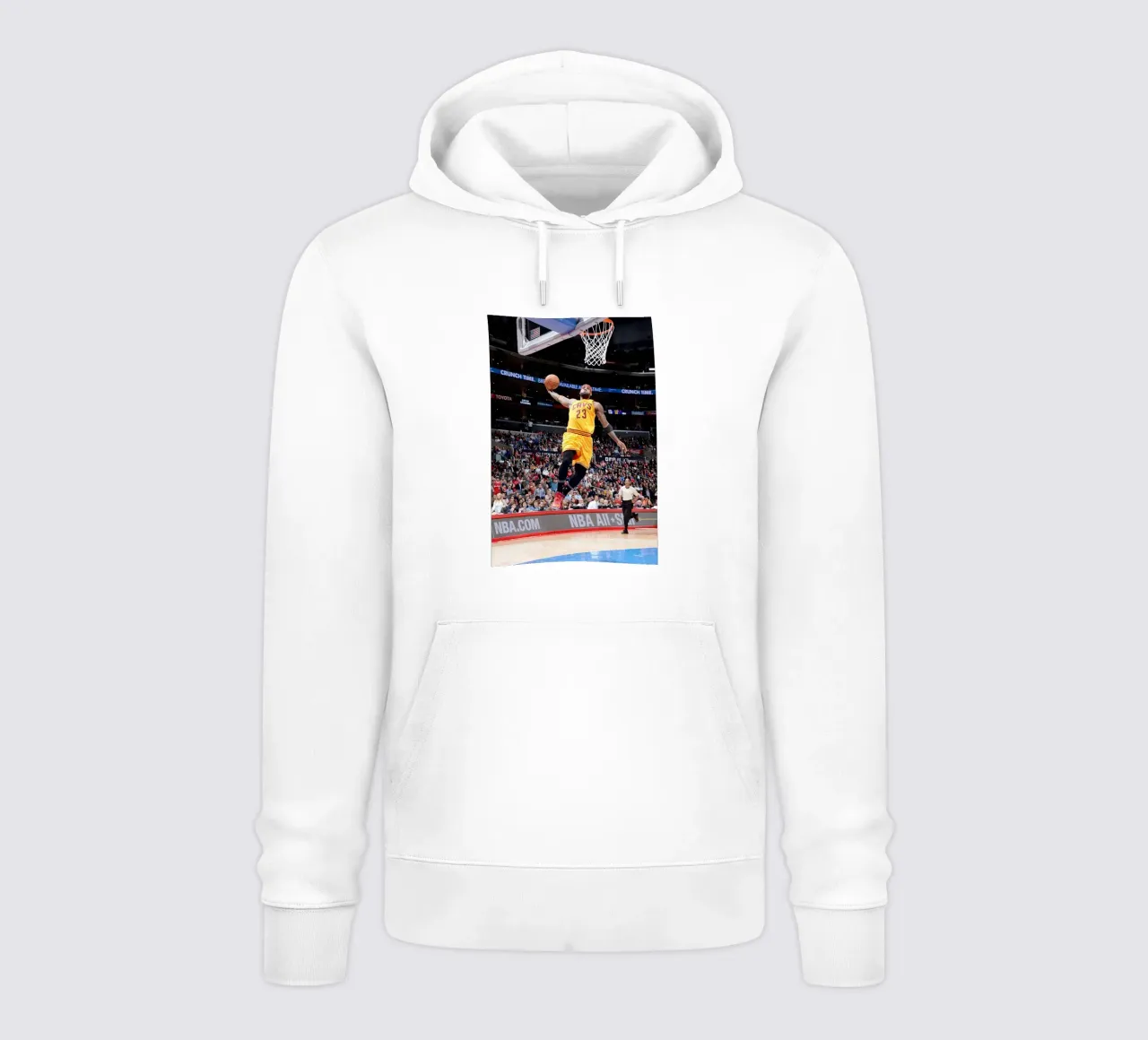 LeBron si lancia in una schiacciata felpa con cappuccio da willtahuyshop