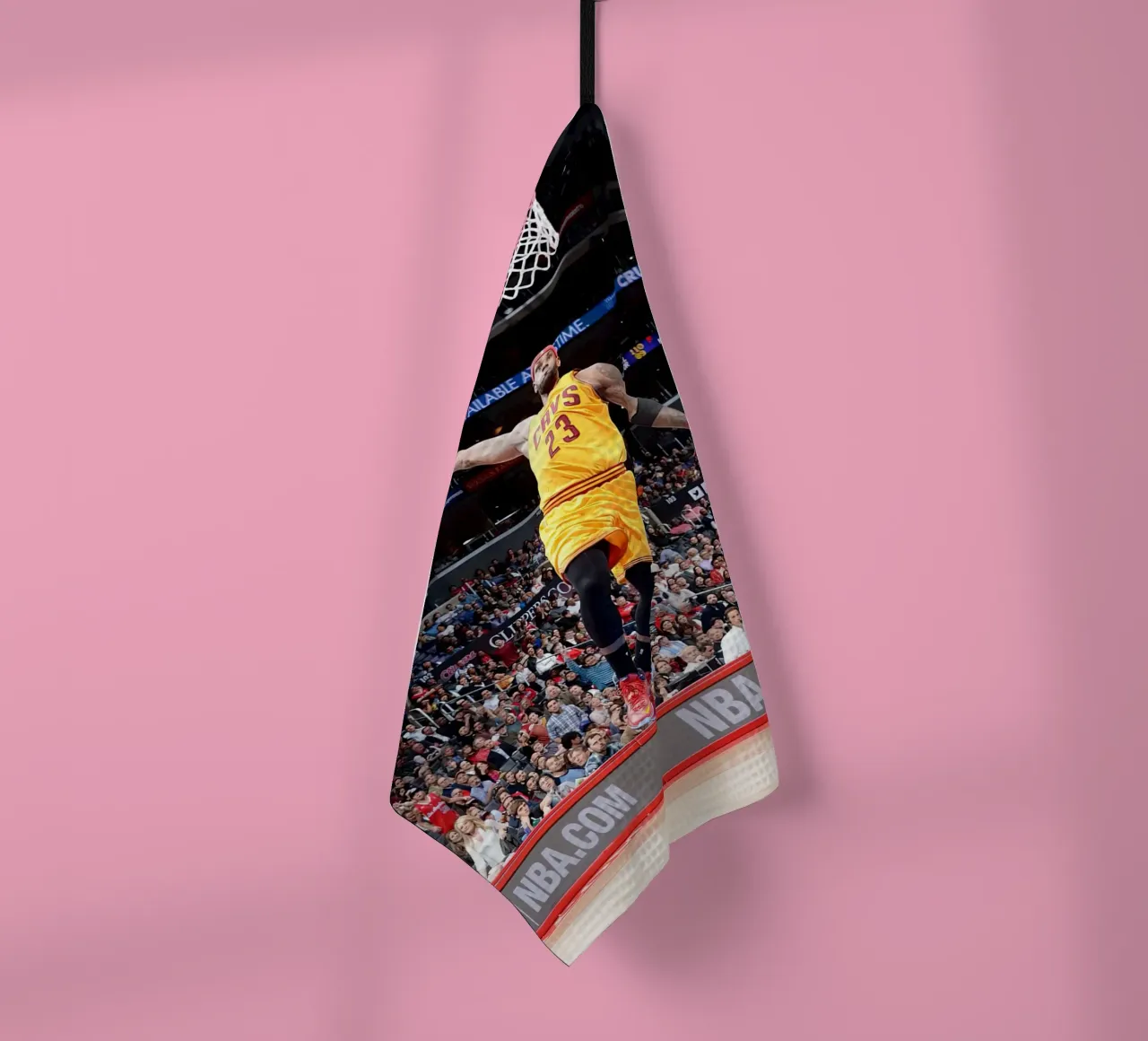 LeBron si lancia in una schiacciata canovaccio da cucina da willtahuyshop