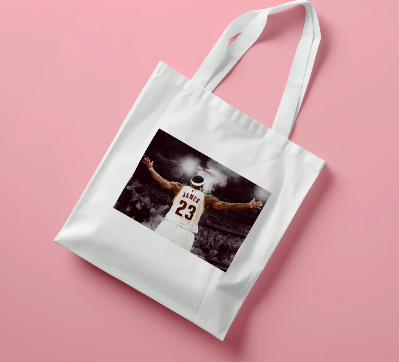 Lebron James 23 borsa in juta da willtahuyshop
