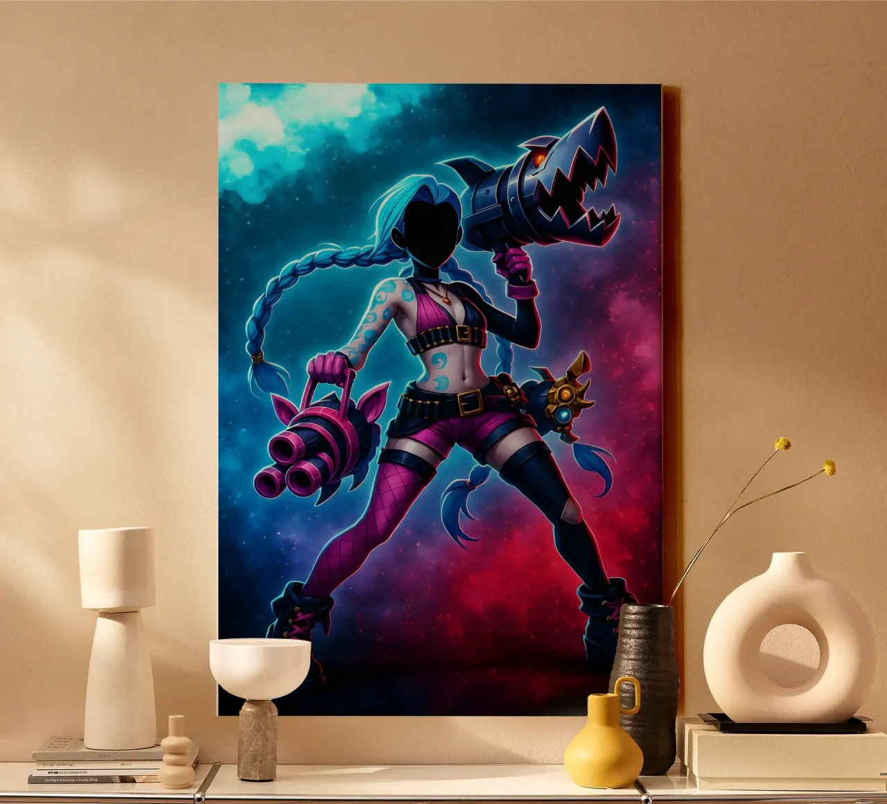 Soul Of Arcane jinx tela con Cornice a cassetta da DGSoulheroes