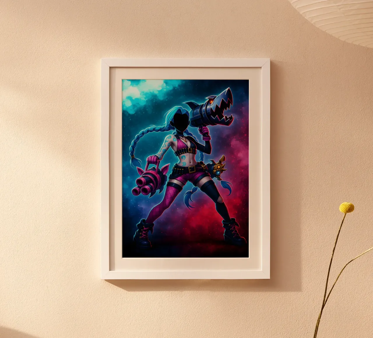 Soul Of Arcane jinx poster con telaio in legno da DGSoulheroes