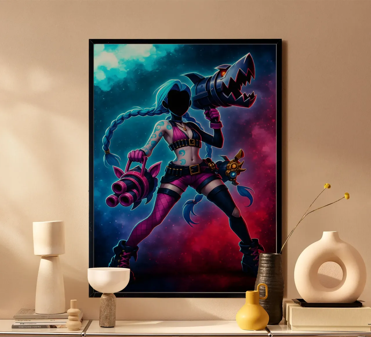 Soul Of Arcane jinx poster con telaio in legno da DGSoulheroes