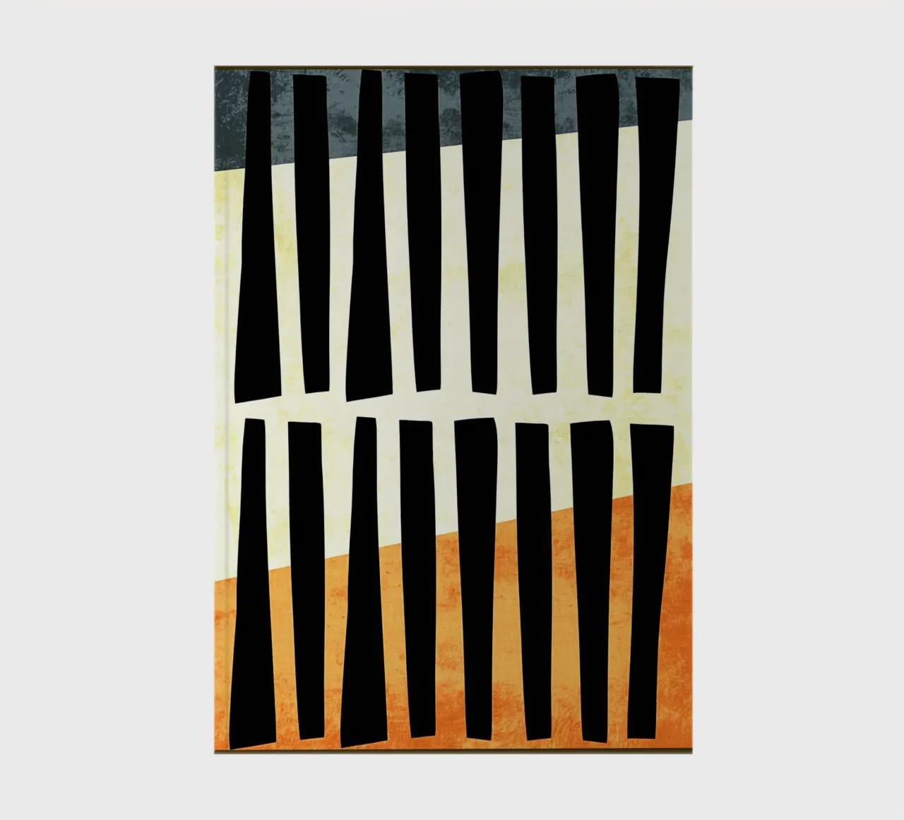 Abstract black lines notebook by Edson Studio
