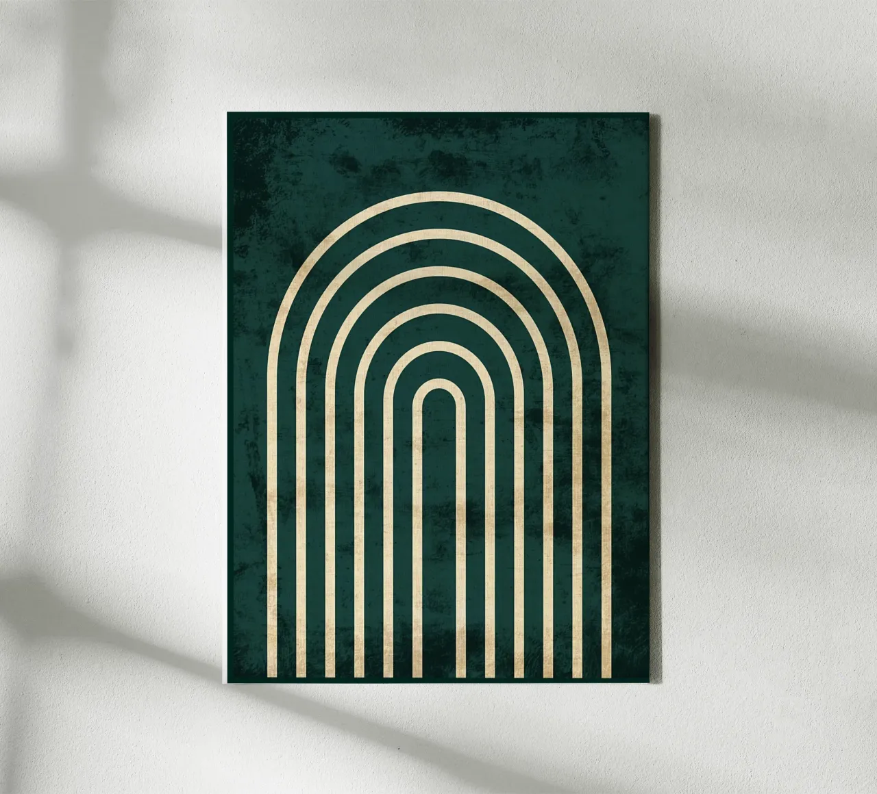 Abstracte boho moderne kunst canvas met Baklijst van Edson Studio