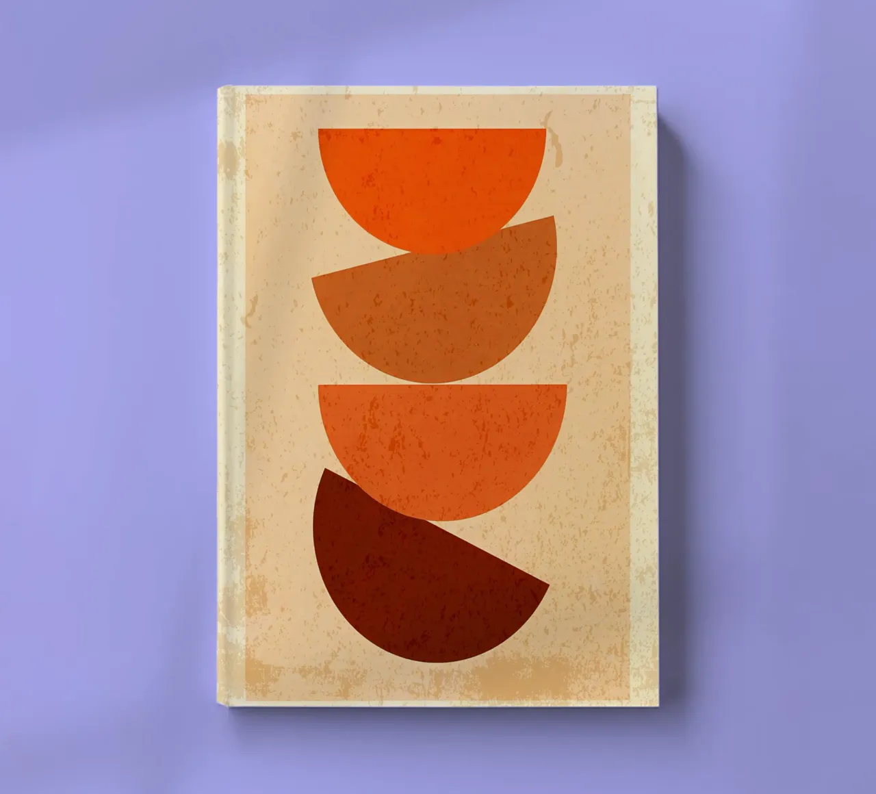 Abstract line boho shapes notebook by Edson Studio