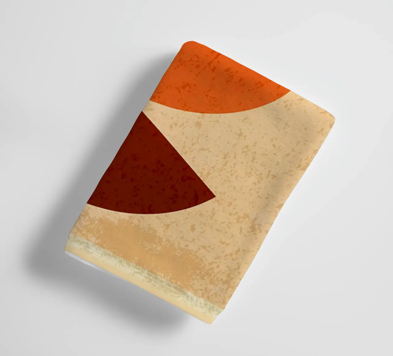 Abstract line boho shapes towel by Edson Studio