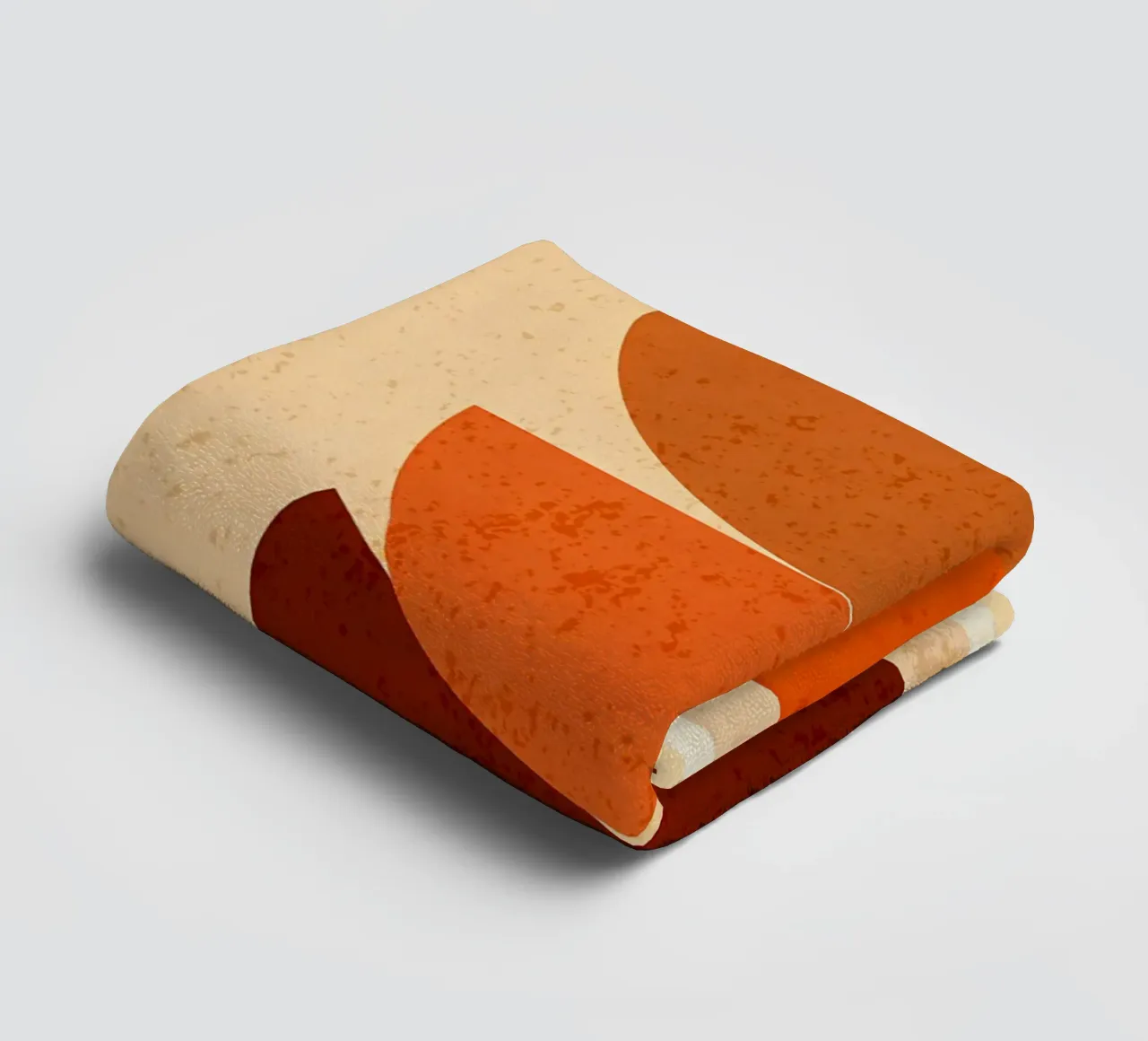 Abstract line boho shapes towel by Edson Studio