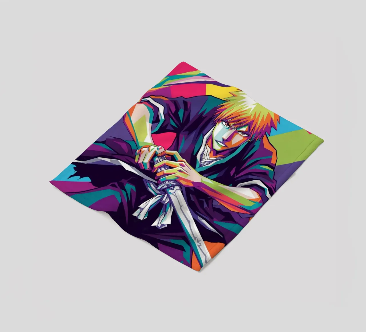Ichigo Kurosaki - Bleach 3) fleece blanket by Hantamrata