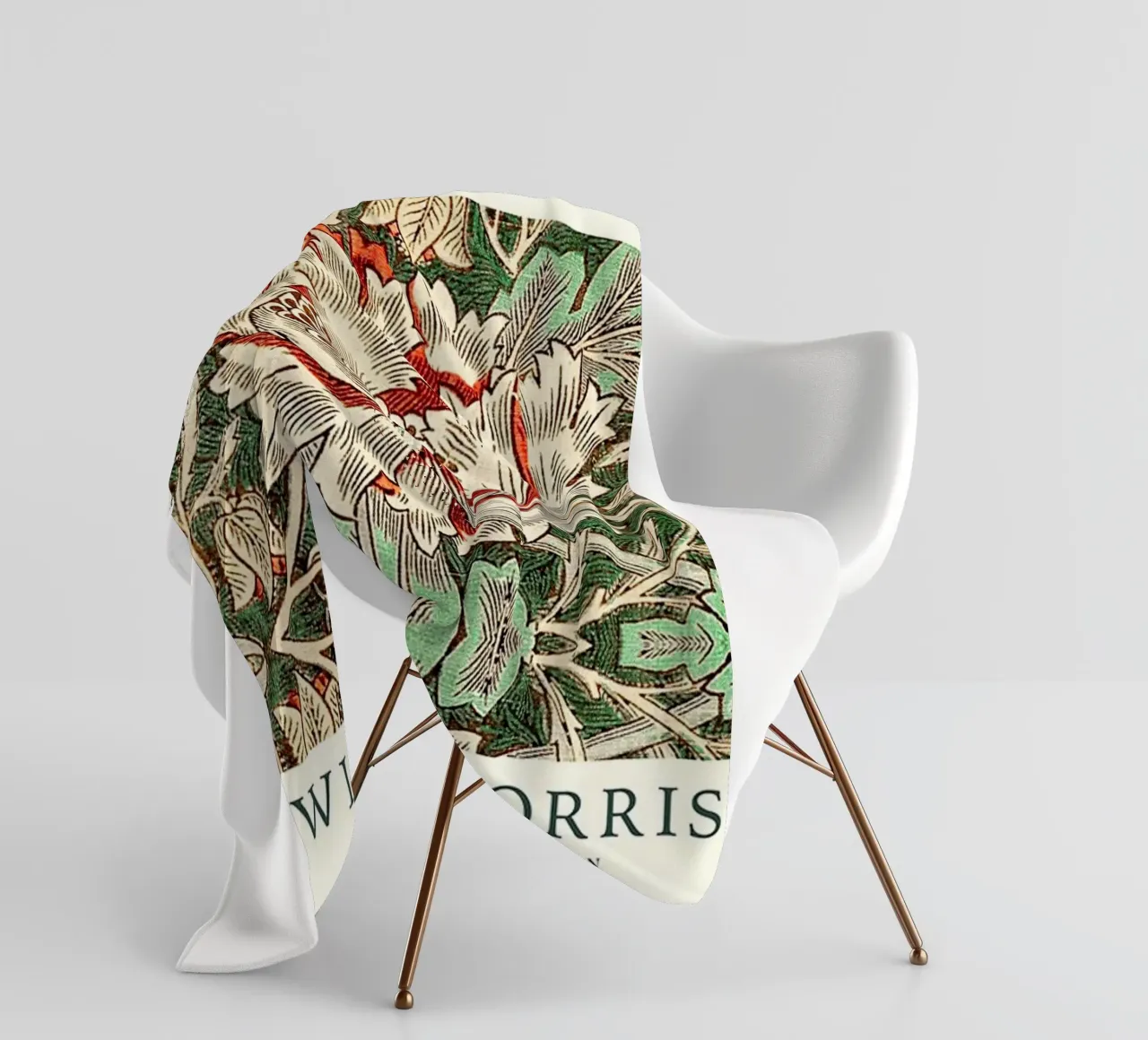 fiore di caprifoglio con fogliame coperta in pile da Ropech Shop