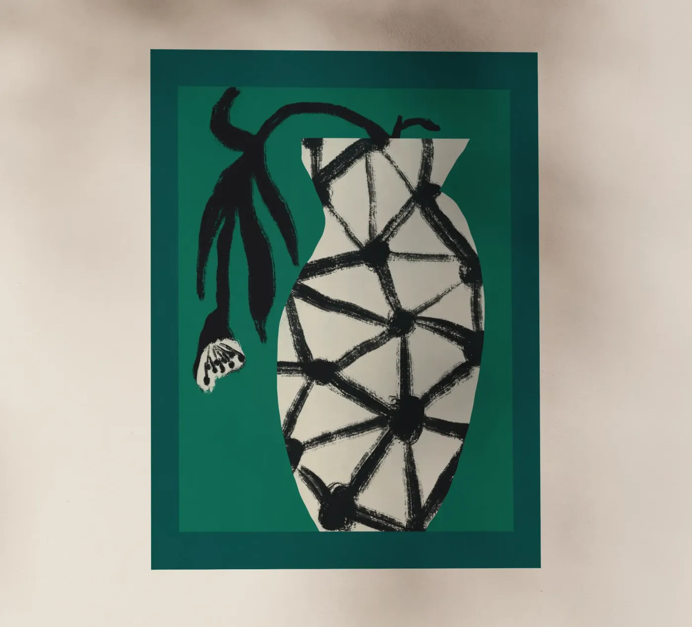 Fiore e vaso pellicola backlit da Little Dean