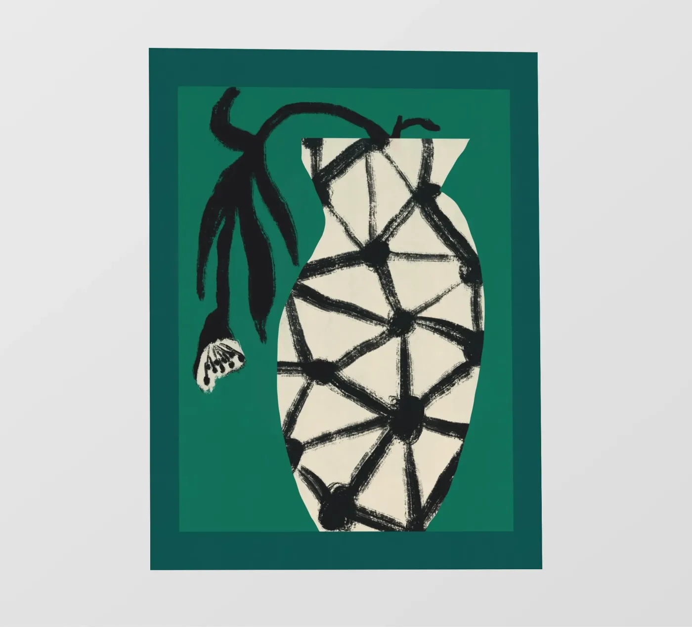 Fiore e vaso pellicola backlit da Little Dean